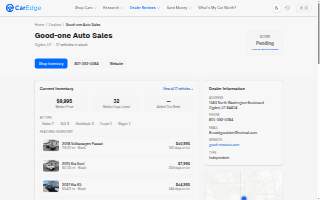 Good-One Auto Sales