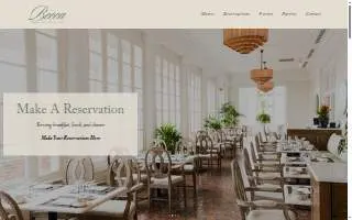Becca Restaurant & Garden website