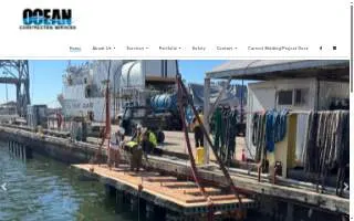 Ocean Construction Services website