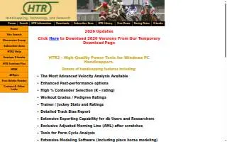 HTR Logistics website