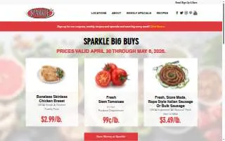 Sparkle Pediatric Dentistry website