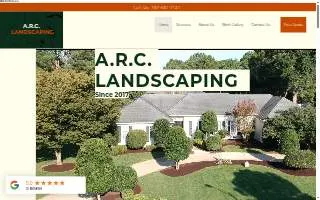 A.R.C. Landscaping website