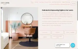 Cocolemon Hair Salon website