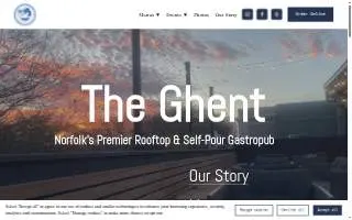 The Ghent website
