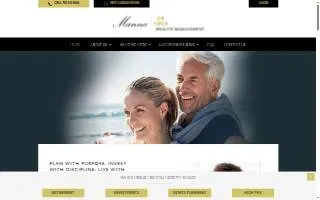 MANNA WEALTH MANAGEMENT - Arlington Financial Advisors website