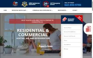 Walk-In Cooler & Freezer Repair - Charleston website