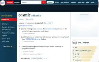 Cosmic Saltillo website