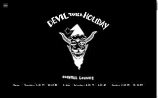 Devil Takes A Holiday of Burlington website