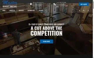 Master Sheet Metal, Inc website