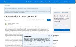 CarMax of Madison website