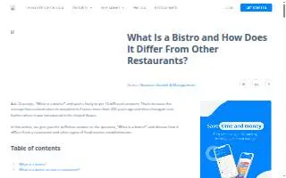 Bistro Bella Vita website