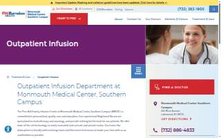 Monmouth Medical Center Southern campus outpatient infusion center