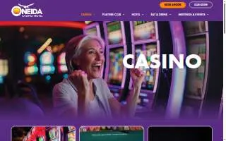 Oneida Casino Hotel website