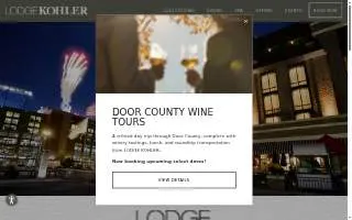 Lodge Kohler website
