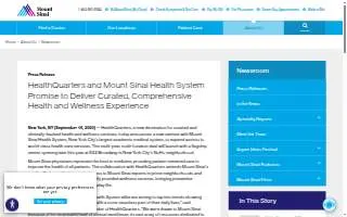 HealthQuarters website