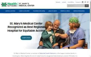 St. Mary's Medical Center website