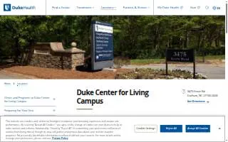 Duke Center for Living Campus website