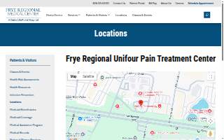 Frye Regional Unifour Pain Treatment Center