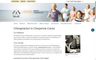 Laramie County Chiropractic website