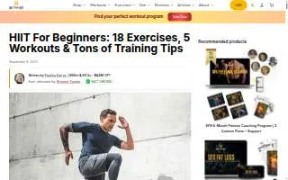 Hiit 30 website