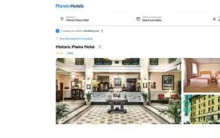 The Historic Plains Hotel website