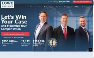 Lowe Law Group of Casper website