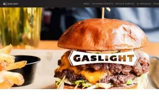 The Gaslight Bar website