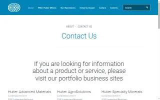 Huber Plumbing & Heating website
