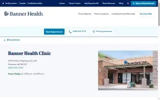 Banner Health Clinic | Casper, WY | 2nd St. website