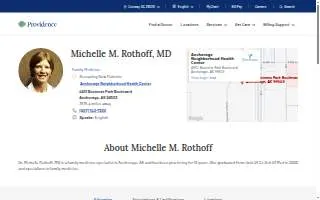 Dr. Michelle M. Rothoff, MD of Anchorage website