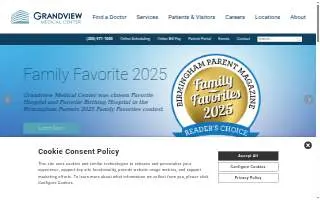 Grandview Medical Center website