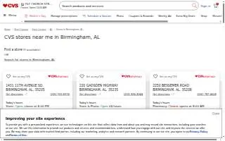 CVS of Birmingham website