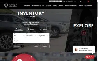 Birmingham Luxury Motors website