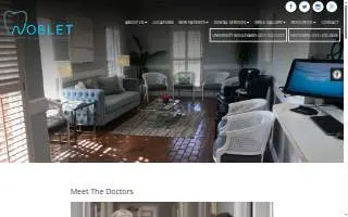 Noblet Cosmetic and Family Dentistry : Mobile website