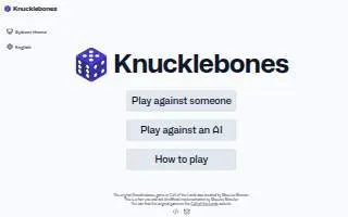 Knucklebones Elixir Co website