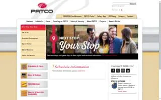 Patco AC Service of Mobile website