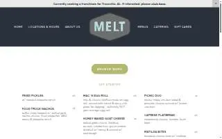 Melt Huntsville website