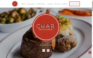 Char Restaurant of Huntsville website