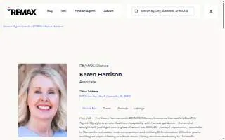 Karen Harrison Sales Team, Realtor - REMAX Alliance, Huntsville Alabama website