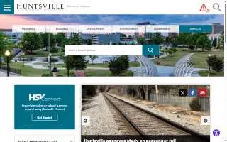 Huntsville Chiropractic Clinic website
