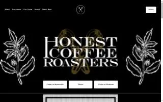 Honest Coffee Roasters of Huntsville website