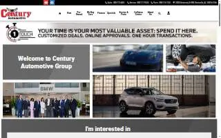 Century Automotive Group website