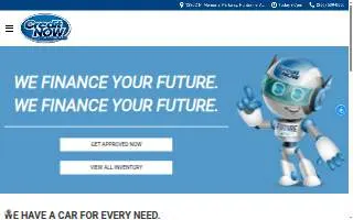 Credit Now Auto Sales website