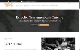 Allsopp & Chapple Restaurant + Bar website