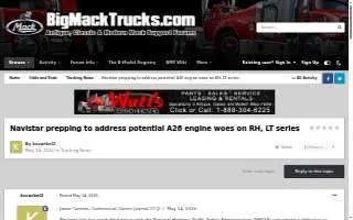 Navistar Big Bore Diesels LLC website