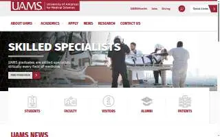UAMS Health - Jennifer Dukes Casey, M.D. - Neighborhood Clinic on Capitol Mall website