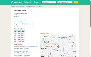 Drug Emporium Little Rock website