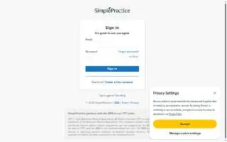 Simple Bites Meals website