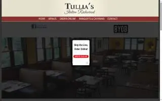 Tullia Salon & Spa website