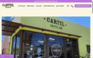 Cartel Roasting Co website